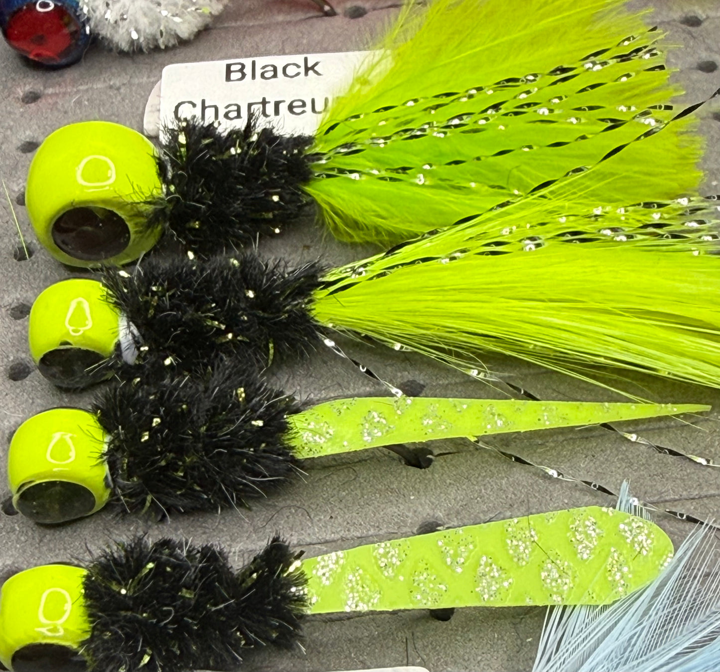 Black chartreuse by a pro staff member Nick Bristow