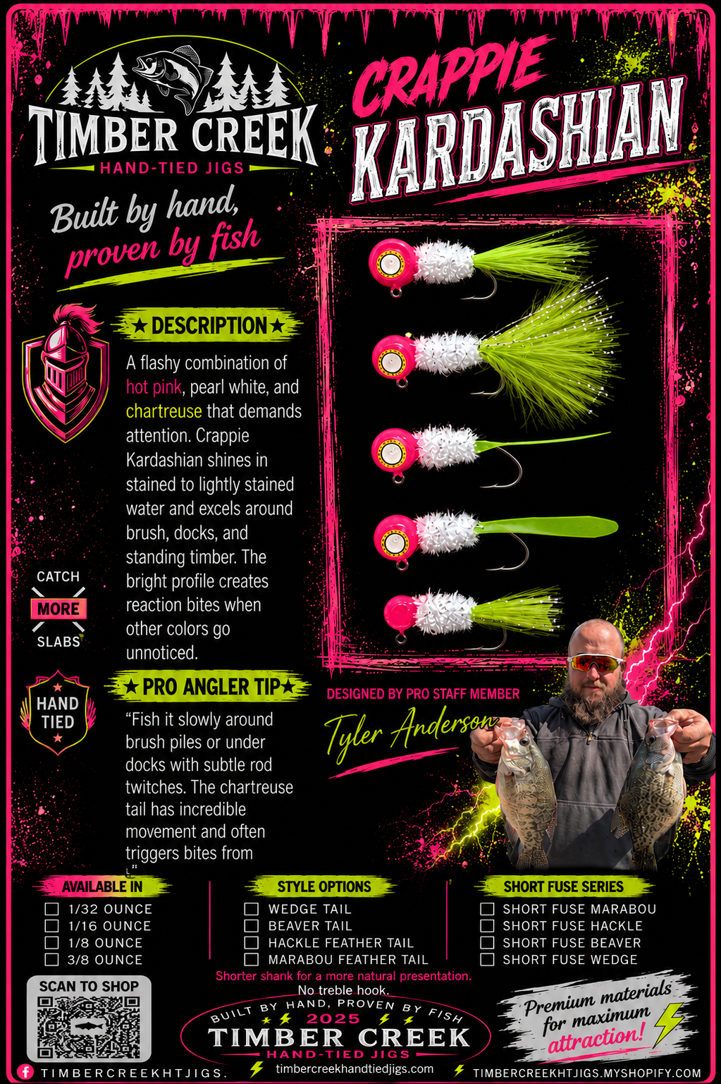 Crappie Kardashian by pro staff member Tyler Anderson