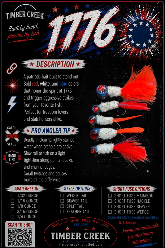 1776 hand tied jig