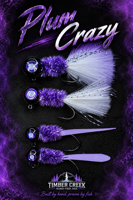 Plum crazy by pro staff member, MIKE, Sapp, Junior and fishing guide owner, extreme outdoors guide service