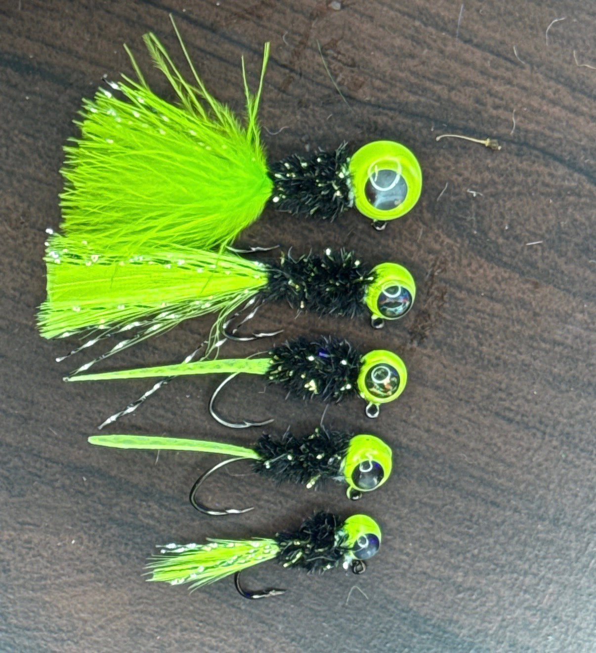 Black chartreuse by a pro staff member Nick Bristow