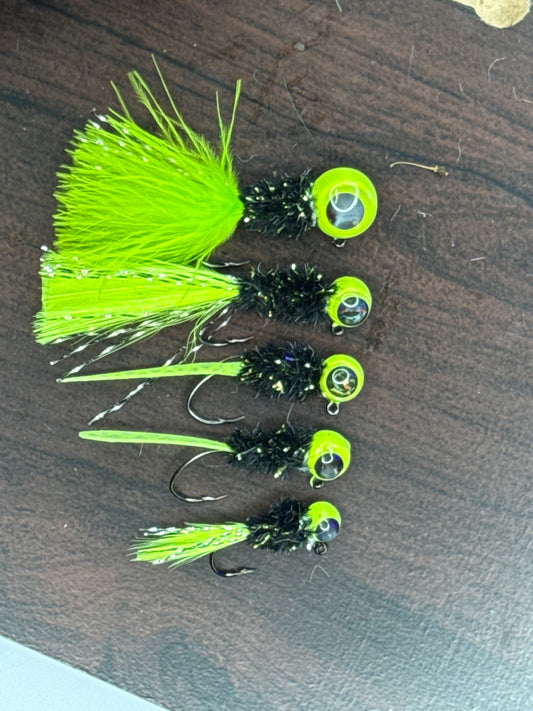Black chartreuse by a pro staff member Nick Bristow